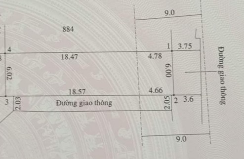 Cần bán lô đất 3 mặt tiền, kiệt ô tô giá rẽ trung tâm TP Đông Hà, Quảng Trị.